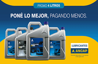 Promo 4 litros Lubricantes ANCAP